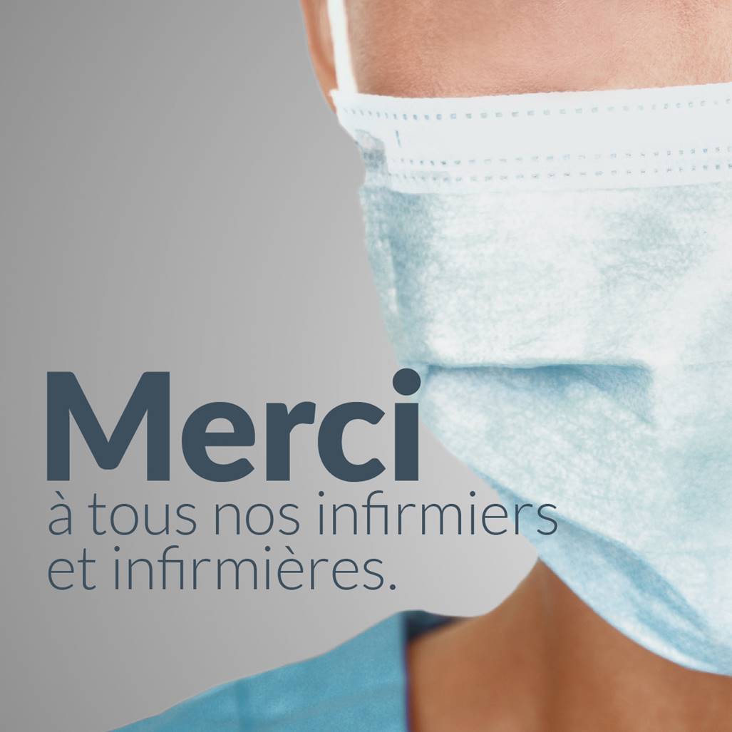 Merci nos infirmiers et infirmieres