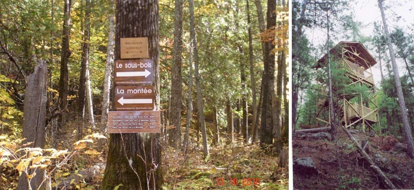 sentier petit lac rond